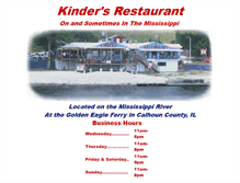 Tablet Screenshot of kindersrestaurant.net